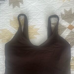 Lulu align tank brown